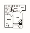A1 Web Floor Plan A1 Web Floor Plan at Windsor on White Rock Lake, Dallas, TX